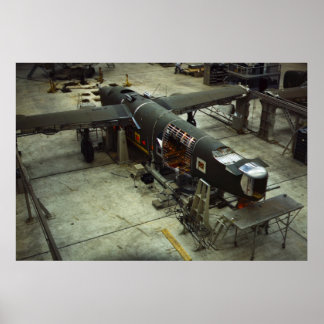 Flugzeugfabrik WW2, 1940er Poster