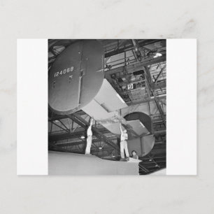 Flugzeugfabrik WW2, 1940er Postkarte