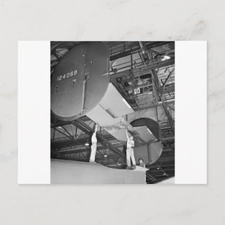 Flugzeugfabrik WW2, 1940er Postkarte