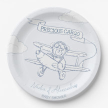 Flugzeugführerin Wertvoll Cargo Baby Dusche