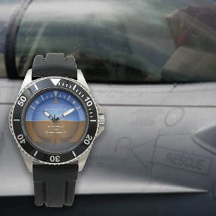 Flugzeugheitsanzeiger Armbanduhr