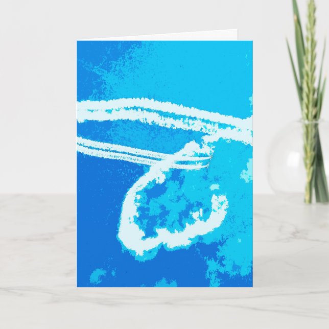 Flugzeugherz Ankündigung (Vorderseite)