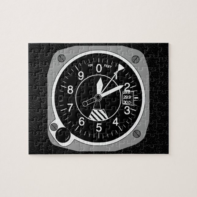 Flugzeughöhe Puzzle (Horizontal)