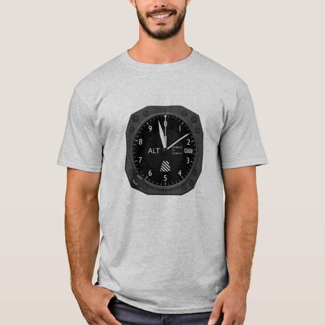 Flugzeughöhe T-Shirt (Vorderseite)