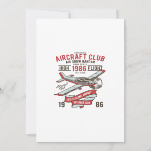 Flugzeugklub Einladung