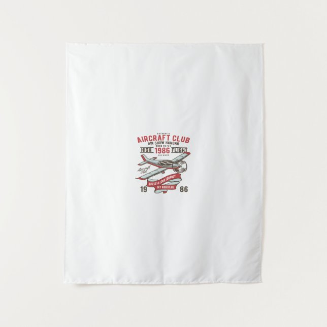 Flugzeugklub Wandteppich (Vorderseite)