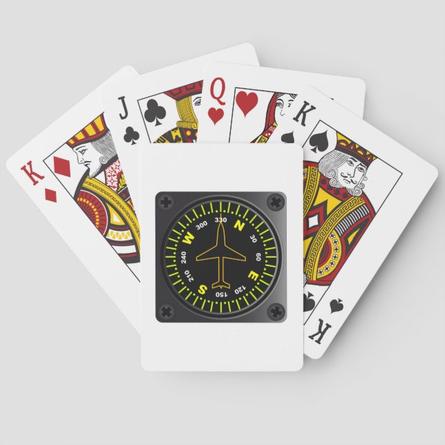 Flugzeugkomplex Spielkarten (Rückseite)