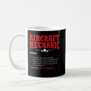 Flugzeugmechaniker Definition Flugzeug Aircraft Me Kaffeetasse