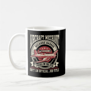 Flugzeugmechaniker Luftfahrzeugmechaniker Flugzeug Kaffeetasse