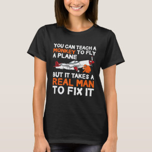 Flugzeugmechaniker sagt Luftfahrtmechaniker T-Shirt