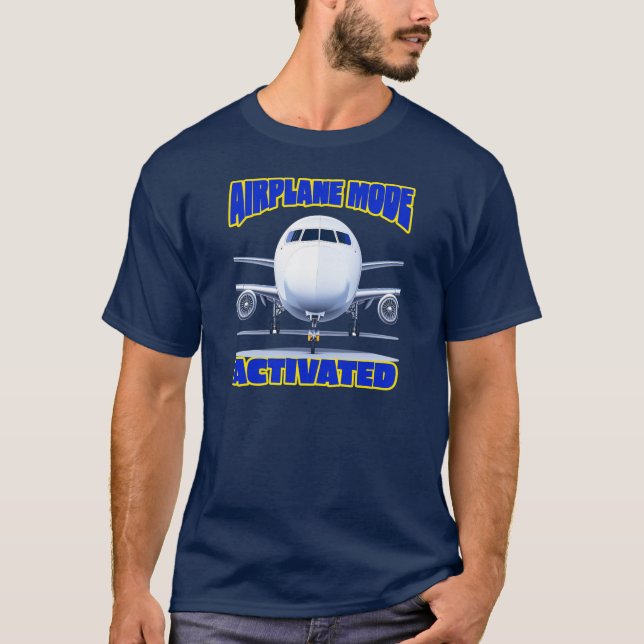 Flugzeugmodus aktiviert T-Shirt (Vorderseite)