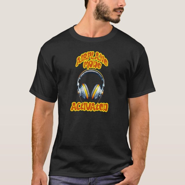 Flugzeugmodus aktiviert T-Shirt (Vorderseite)