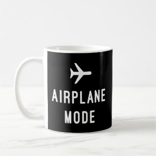 Flugzeugmodus Kaffeetasse