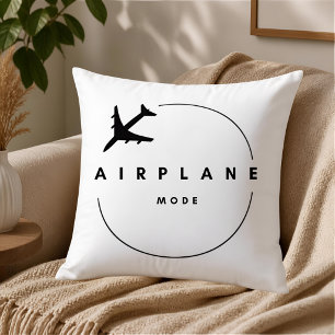 Flugzeugmodus, Reisen, Minimalistisches Drehbuch, Kissen