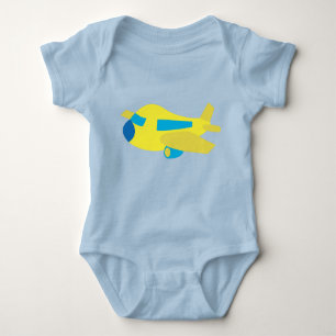 Flugzeugmuster Baby Strampler