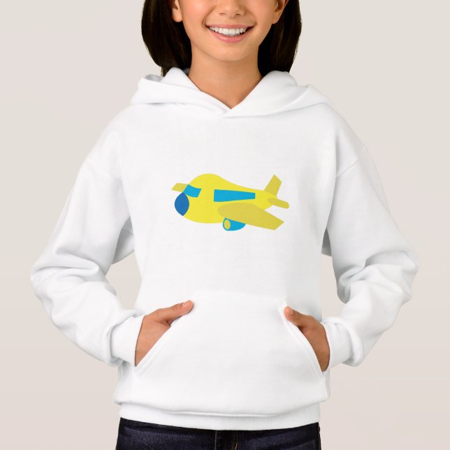 Flugzeugmuster Hoodie (Vorderseite)