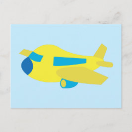 Flugzeugmuster Postkarte