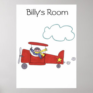Flugzeugpilot Poster