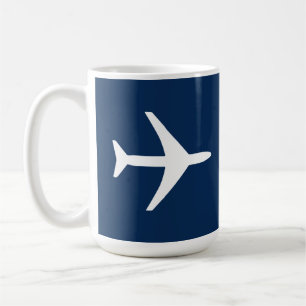 Flugzeugpilot von Funky-Flugzeug-Flugzeugen Kaffeetasse