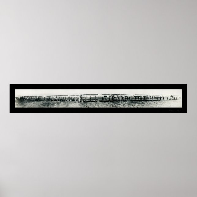 Flugzeugpiloten WWI-Foto 1913 Poster (Vorne)