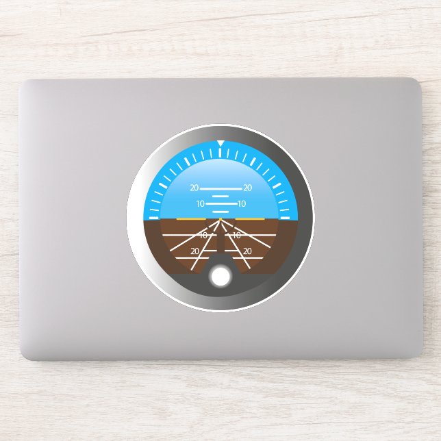 Flugzeugpilotenwahl für Gyro-Cockpit Aufkleber (Computer)