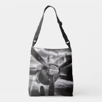 Flugzeugpropeller Schwarz und Weiß