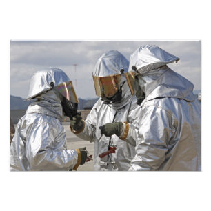 Flugzeugrutsche für Feuerwehrfahrzeuge Fotodruck