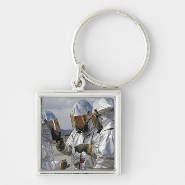 Flugzeugrutsche für Feuerwehrfahrzeuge Schlüsselanhänger (Vorne)