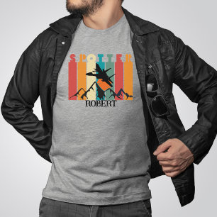 Flugzeugschneider, Retro, Vintag, Militärjet, Spaß T-Shirt