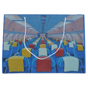 Flugzeugsitze (von Gregorio Undurraga) Große Geschenktüte