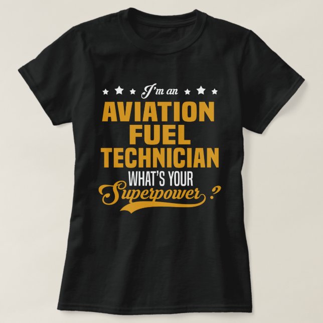 Flugzeugtechniker T-Shirt (Design vorne)