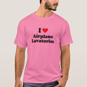 Flugzeugtoiletten der Liebe I T-Shirt