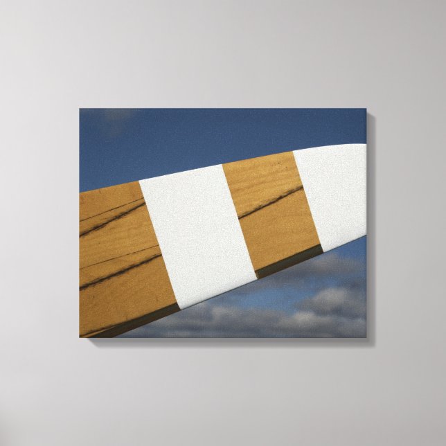 Flugzeugträger aus Holz Leinwanddruck (Vorderseite)