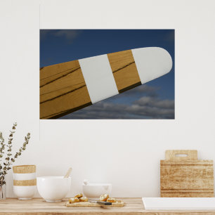 Flugzeugträger aus Holz Poster