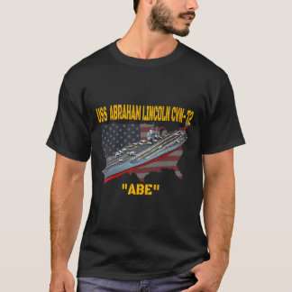 Flugzeugträger USS Abraham Lincoln CVN-72 Vetera T-Shirt