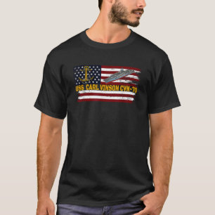 Flugzeugträger USS Carl Vinson CVN 70 Veteran Da T-Shirt