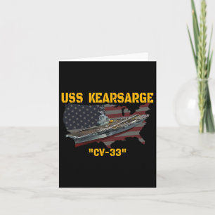Flugzeugträger Uss Kearsarge Cv-33 Veteran Day F Karte