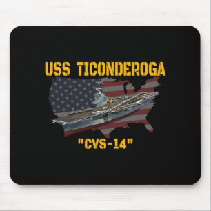 Flugzeugträger Uss Ticonderoga Cvs-14 Veteranen D Mousepad