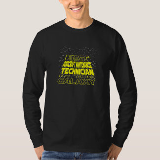 Flugzeugwartungstechniker Cool Galaxy Job T-Shirt