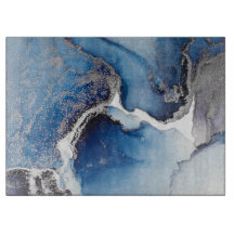 Fluid Alcohol Ink Cutting Board