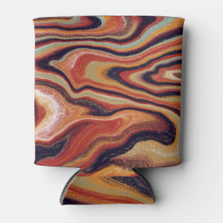 Fluid Art, farbenfroher abstrakter Hintergrund. Dosenkühler