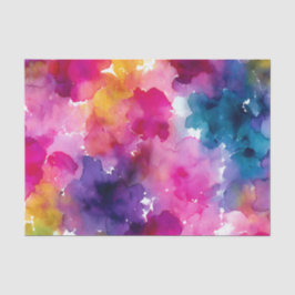 Fluid Color Transition: Chromatic Spill Ink Blot Seidenpapier