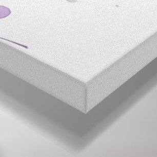 Fluid Harmony - Abstrakte Wasserfarbe in Aquamarin Leinwanddruck