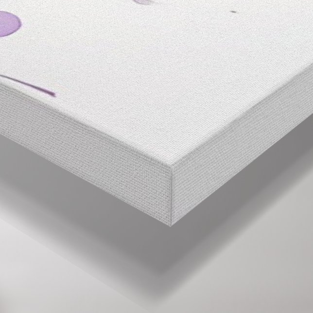 Fluid Harmony - Abstrakte Wasserfarbe in Aquamarin Leinwanddruck (Ecke(Unten))