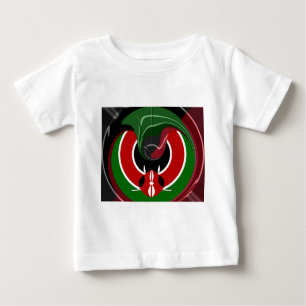 Fluid Kenya Flag Hakuna Matata Baby T-shirt