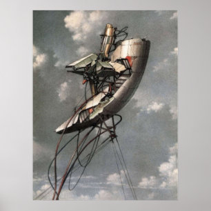 Fluid Space Lebbeus Woods Poster