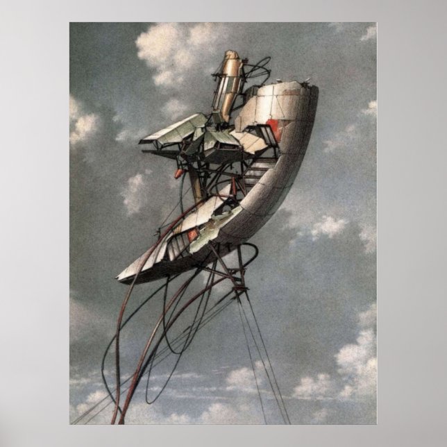 Fluid Space Lebbeus Woods Poster (Vorne)