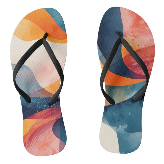 "Fluiddynamik" Flip Flops (Fußbett)