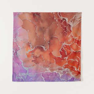 Fluidkunst. Moderne abstrakte farbenfrohe Hintergr Wandteppich