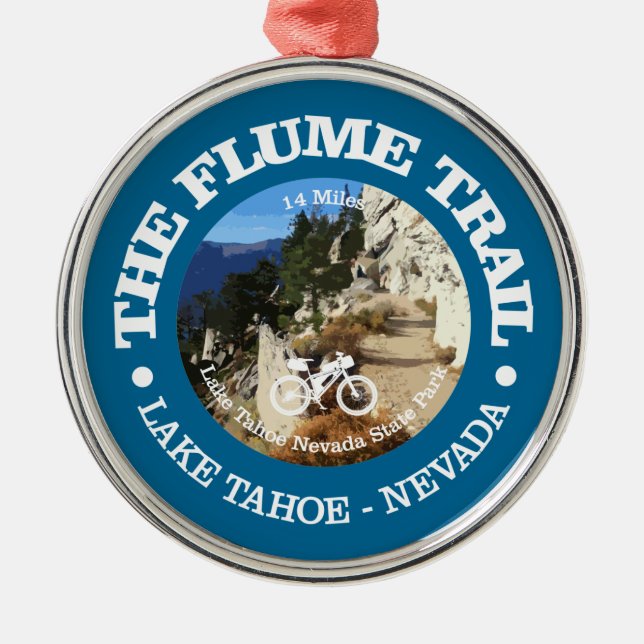 Flume Trail (MTB) C Ornament Aus Metall (Vorne)